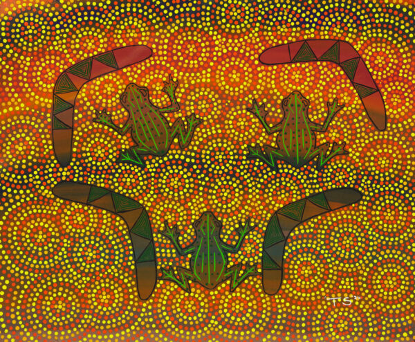  Lightscape Melbourne –Leap Of Faith! – Troy S, Yorta Yorta people