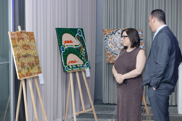 Pop-up Exhibition from The Torch at Law Institute of Victoria Dinner